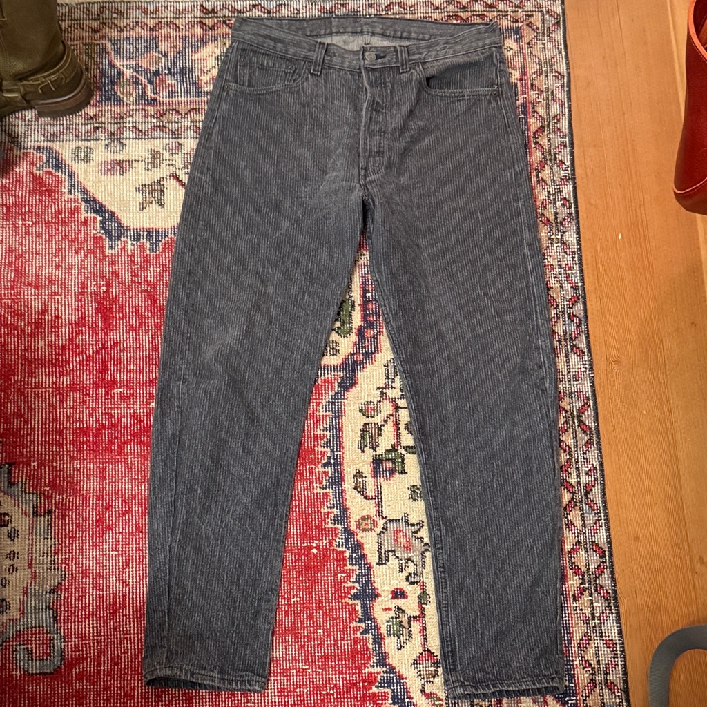 Rare Woven Stripe Levi’s 501 Made In Usa 34x30